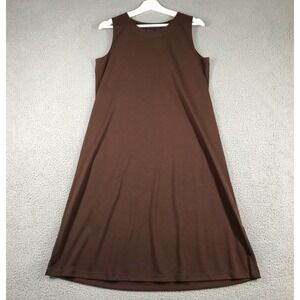 SUSAN GRAVER Style Dress Size SMALL Brown Sleeveless Knit Round Neck Tank